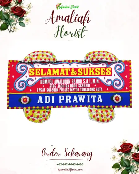 Papan Bunga Ucapan Selamat Kadumekar